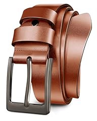 M Gray Buckle-tan Belt