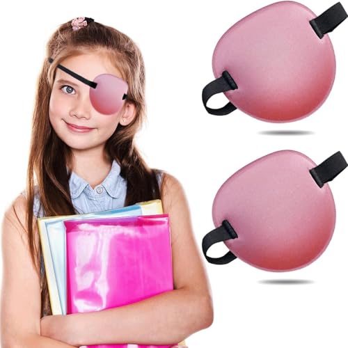 THSIREE Eye Patch, 2PCS 3D Adjustable Eyepatch, Medical Eye Patches