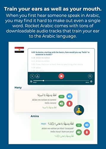 Rocket Arabic Level 1 (2022 Edition): Get Instant Lifetime Access To All You Need To Start To Read, Write, Understand & Speak Egyptian Arabic. Learn Beginners Arabic With This Online Arabic Course. Pc, Mac, Android, Ios #TOP6