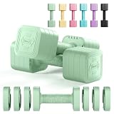 Dripex Juego de mancuernas de 2,75 kg para mujeres y hombres para gimnasio en casa
