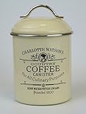 Charlotte Watson Enamel Ware Coffee Tin Canister 67419