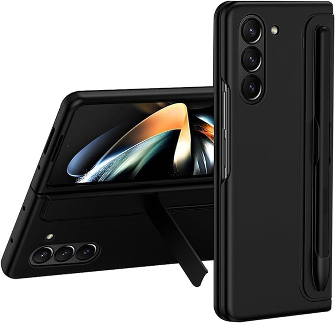 CRUPED Ultra Hybrid Premium Case for Samsung Galaxy Z Fold 4 Case with S Pen & Kickstand Hinge Protection | Hard PC Case for Galaxy Z Fold 4 Phone Cover Case for Men Women (Black) (B0CWY5TBL8) Amazon Price History, Amazon Price Tracker