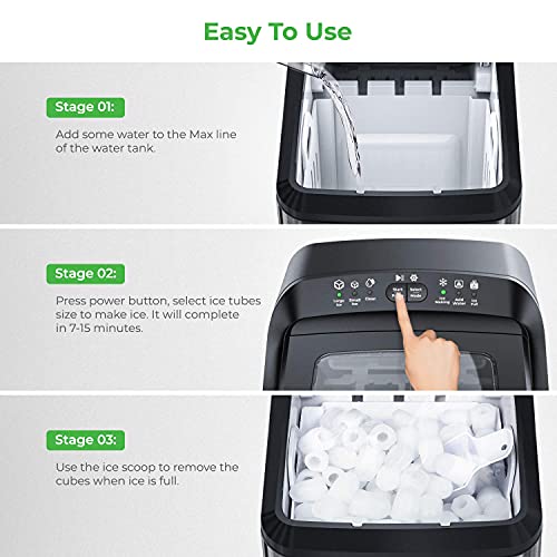 Dreamiracle Ice Maker Machine for Countertop Crazymos