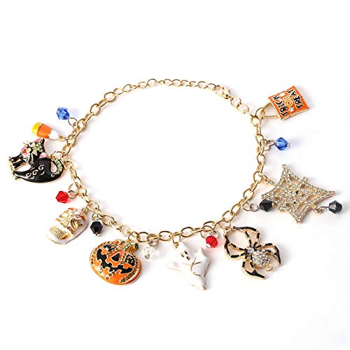 Dequate Weihnachten Halloween Armbänder - Unisex Charm Armbänder, Halloween Weihnachtsschmuck Geschenke Für Mädchen