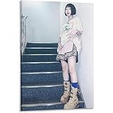 あのちゃん下着セクシー写真壁飾りポスター 壁飾り キャンバス 印刷 ポスター バスルーム 寝室装飾 絵画 油彩画 ウォールアート 素晴らしいギフト12x18inch(30x45cm)