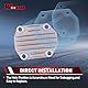 WOOSTAR Zylinder Kopfbedeckung Ersatz für Taotao SSR 125ccm Horizontaler Motor Dirt Pitbike Go Kart Chinesisch ATV Quad Roller