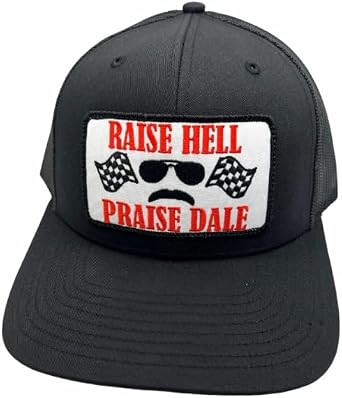 Trucker Hat, Raise Hell Praise Dale, Adjustable, Black