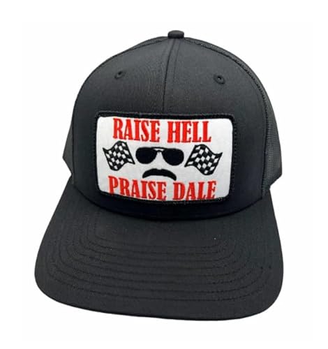 Trucker Hat, Raise Hell Praise Dale, Adjustable, Black