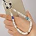 PUYYDS Telefonkette Perlenarmband Handgelenk Handy Lanyard Liebe Brief Heishi Ketten Stern Charme Böser Blick Schmuck Hot