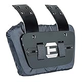 EliteTek Sports - Universal FIT for All Shoulder Pads - Football - Back Plate - Sternum Plate - Youth & Adult Sizes - Adjustable & Removable (Black & White, Youth Back Plate)