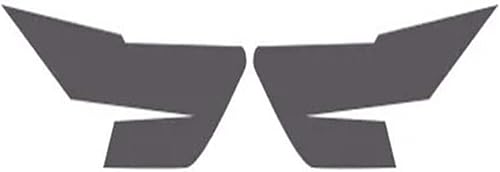 NAKEAH Película protectora para faros delanteros de automóvil para Audi RS Q8 2020 2021 negro ahumado película protectora para faros delanteros de