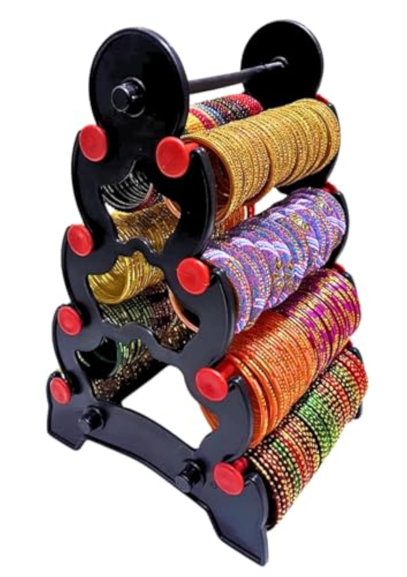 Plastic Bangle Stand for Jewellery Display, Black