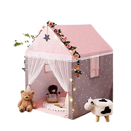 SANGANI Kids Theme Play Theme Tent House for Kids 3-13 Year Old Kids Girls and Boys,Plan Yellow=0022