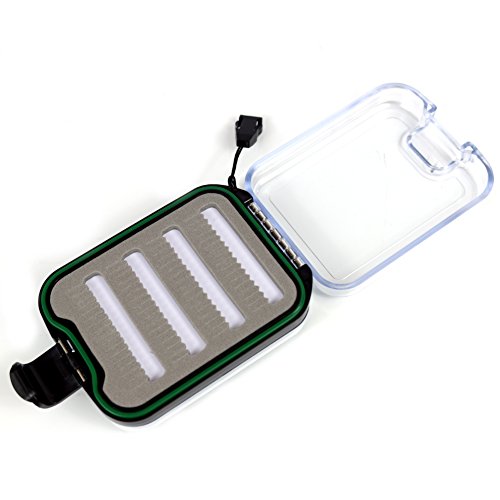 Elixir Outdoor Adventure Waterproof Multiple Compartments Fly Fishing Tackle Lure Box Case, 3.8 x 2.8" x 1.5" - Thumbnail 4