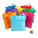 Fun Express Nonwoven Polyester Tote Bag Assortment - 50 Pieces