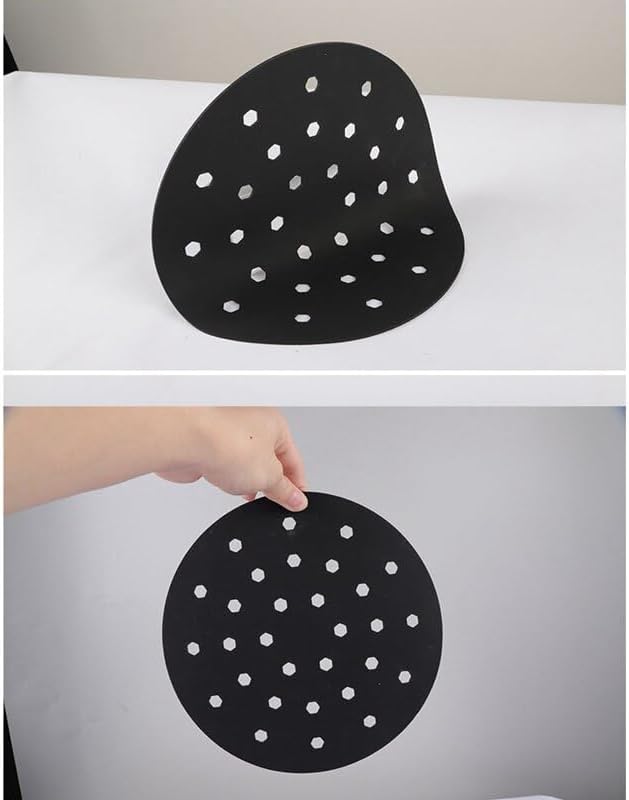 Miniatura 3 de Forros redondos de silicona reutilizables de 9 pulgadas para freidora de aire Ninja Gourmia Power XL Nuwave Accesorios