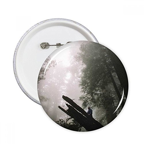 Nature paysage bouton décoratif pour sac à dos de randonnée et tenues de sortie