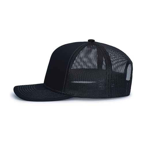 Image of Pacific Headwear Contrast Stitch Trucker Snapback