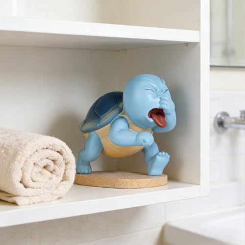 Estatua Decorativa de Tortuga Marina Divertida para Baño miniatura 7