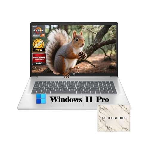 HP Laptop 17.3 pulgadas AMD Ryzen 5 16GB 512GB SSD miniatura 1