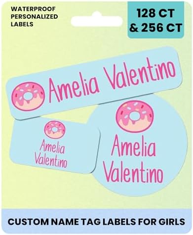 Label Daddy Personalized Name Labels for Girls – Washable Custom ...