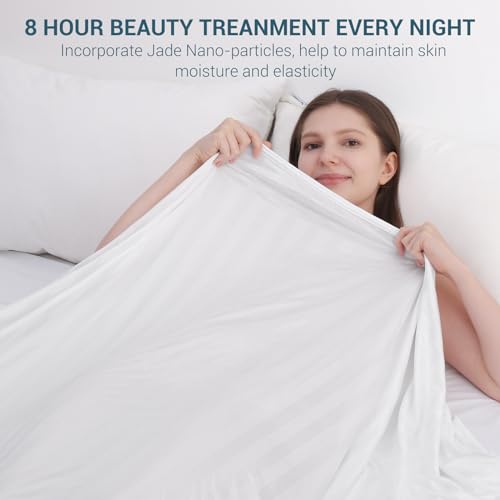 Elegear Revolutionary Cooling Blanket Twin, Absorbs Heat to Keep Body Cool for Night Sweats, Double Sided Arc-Chill3.0 Cool Fiber Q-Max>0.5, Lightweight Summer Cold Blankets Sleeping 59" x 79"