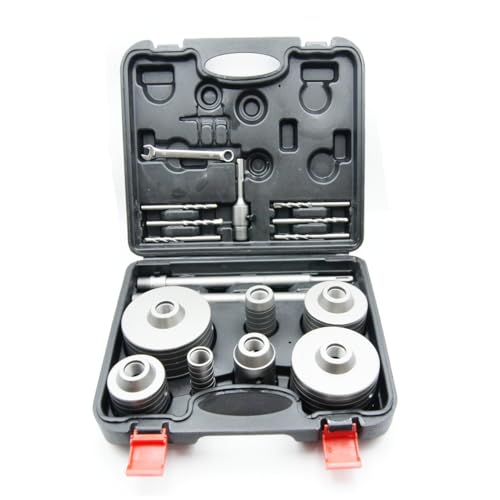 Concrete Drill kit 17PCS, LAIWEI Hole Cutter 30,40,50,65,80,100,110mm.with 6 SDS bits and 2 x 300mm adapters, 1 x 110mm adapters,Plummer Spanner