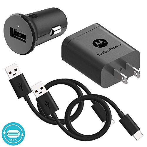 Motorola Essentials USB-C Turbo Charge Bundle: TurboPower 18 USB C Car Charger +