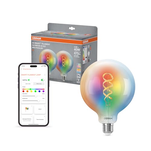 Osram SMART+ RGB Filament Globe Lampe mit Matter...