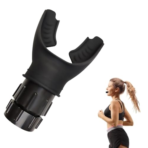 KOMUNJ Entrenador de respiración pulmonar, aparato de entrenamiento de respiración para la capacidad pulmonar, ejercicios de respiración con resistencias ajustables para aumentar la resistencia KOMUNJ Entrenador de respiración pulmonar, aparato de entrenamiento de respiración para la capacidad pulmonar, ejercicios de respiración con resistencias ajustables para aumentar la resistencia