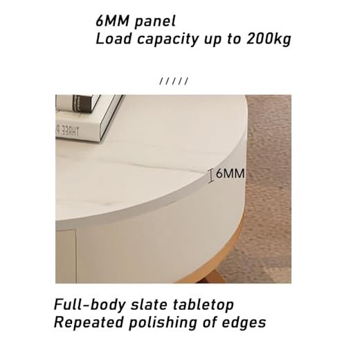 Table d'appoint moderne avec tiroirs rangement pour libérer l'espace du salon