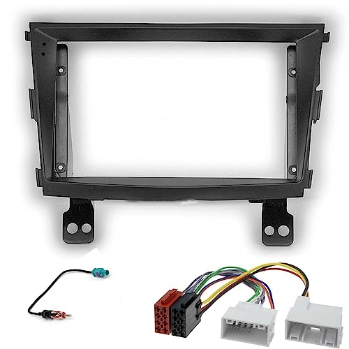 sound-way - Kit Montaje Autoradio, Marco 9 Pulgadas Radio para Coche, Adaptador Compatible con SSANG Yong Tivoli 2015-2018