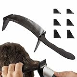 Curva Cutcome, Boste Dientes de color -Cut -Cut Blend Beint, peinado/guía de corte de peluquería comed