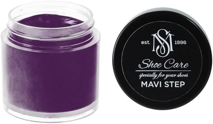 Nutritive Leather Spray - NCS S 6030-R50B Ebony Royal Purple - Deep Conditioning & Shoe Color Restoration for Smooth Leather by MAVI STEP - 1.70 fl oz / 50 ml