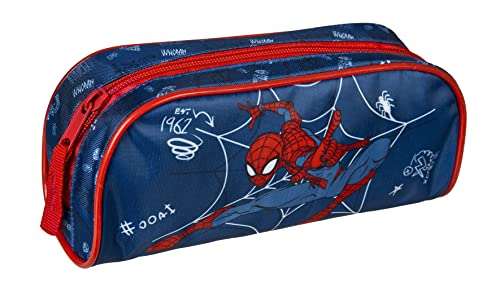 Undercover Spider Man Trousse à Crayons pour l'école - Étui élégant avec Motif Super-héros - Trousse à Crayons pour Adolescents - Idéal pour la rentrée Scolaire - Article de Fan Marvel Cover
