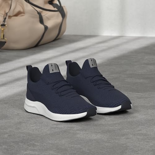 Feethit Mens Slip On Walking Shoes Blade Tennis Shoes Non Slip Running Shoes Lightweight Workout Shoes Breathable Mesh Fashion Sneakers Dark Blue Size 10.5