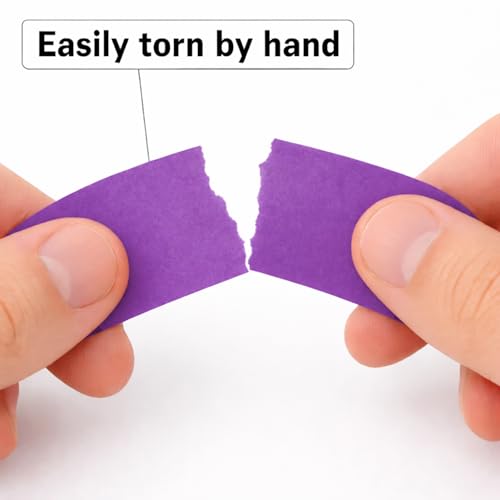 Image of Purple Painters Tape - Masking Tape 2 Inch Wide (1.88 inch x 90FT) - Multi-Surface, Smart Adhesion, Indoor & Outdoor - 1 Roll Paint Tape for DIY, Labeling, Art, Car (#3910)