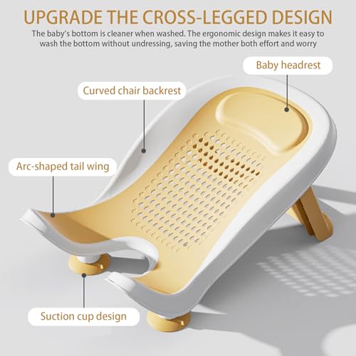 Siège de bain bébé portable pliable pour évier et baignoire