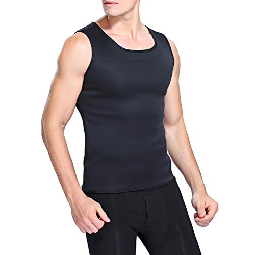 Modelador corporal masculino emagrecedor, camisa de cintura de barriga, colete de emagrecimento elás
