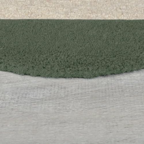 Tapete de área Bonnie Scallop 8’ x 10' de lana hecho a mano miniatura 3