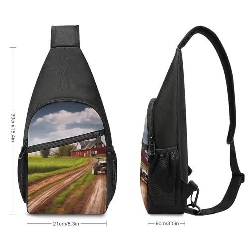Bolso bandolera liviano para hiking y viaje unisex miniatura 3