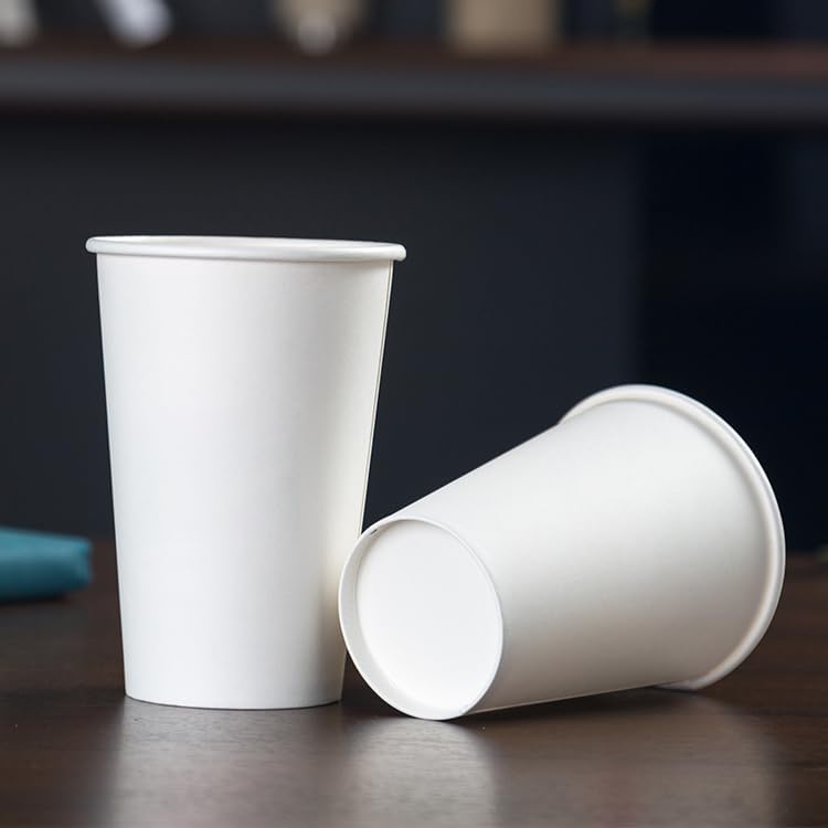 Miniatura 3 de OTOR vasos de papel desechables 16oz 140 Pack tazas de café caliente taza de beber con tapas