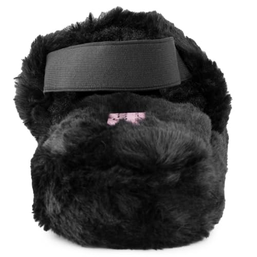 Juicy Couture Women's Slide Sandals With Faux Fur Slipper Sandals, Furry Slides, Womens Slip On Slippers3