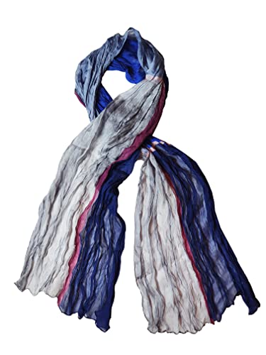 Bufanda de seda natural unisex fular Marinseda para hombre y mujer complemento ligero