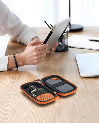 Tasche Hülle für SanDisk Portable/Extreme/Extreme PRO 1TB 2TB 4TB 500GB Portable SSD Externe Festplatte, Hart Reise Tragen Etui Case (NO mit USB4)