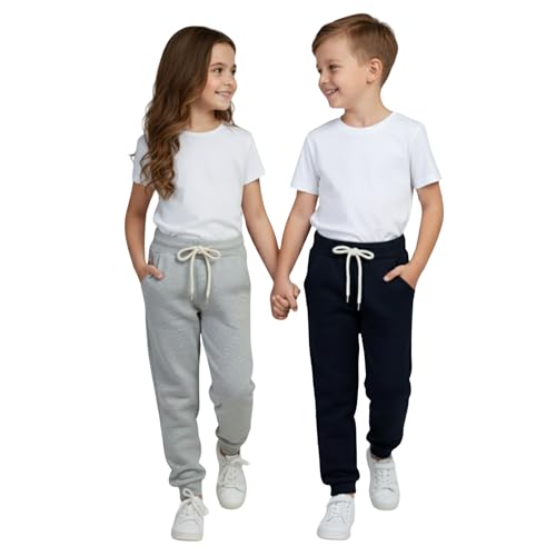deiko 100% Baumwolle Babyhosen Kinderhosen | 2 er-Pack Lässig...