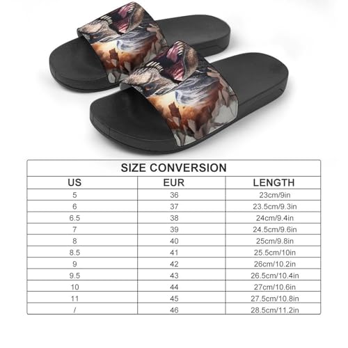 Dinosaur House Sandals Non-Slip Bathroom Slippers Beach Summer Shoes for Men Women2