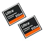 512MB Ultra CF Memory Card 512MB CF Card Industrial for DSLR Camera Card (2PACK) Designed for Photographers