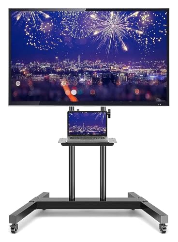 Soporte móvil para TV con ruedas para pantallas de 32-65 pulgadas miniatura 1