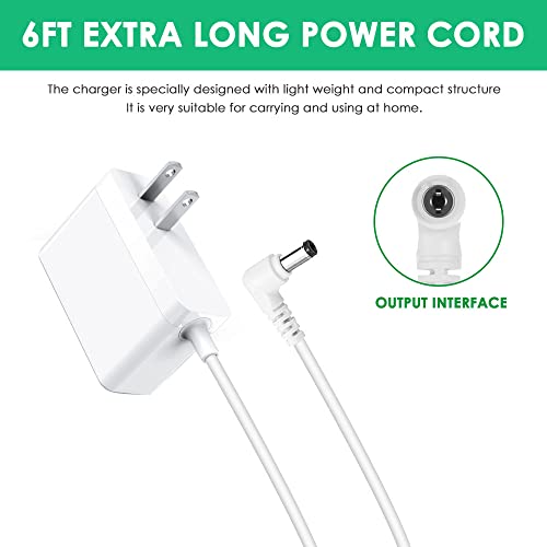 Mrgru 24V Power Cord For Diffuser Compatible With Victsing/Young Living/Doterra Petal/Urpower/Innogear 120Ml 150Ml 200Ml 500Ml Essential Oil Diffuser Humidifier Replacement Power Supply Adapter #TOP3
